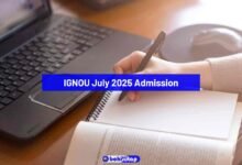 IGNOU July 2025 Admission