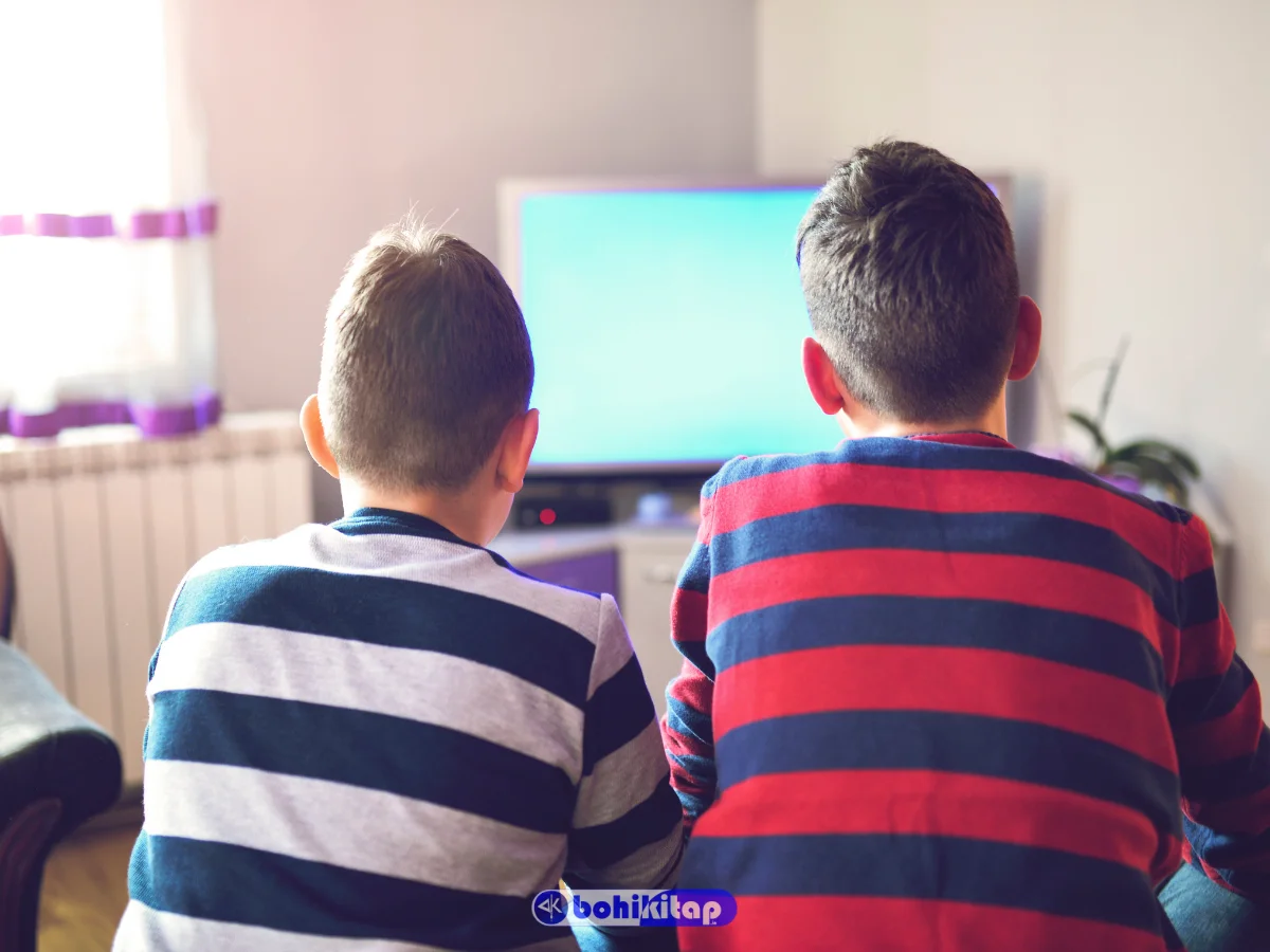 Students watching Vande Tripura Channel