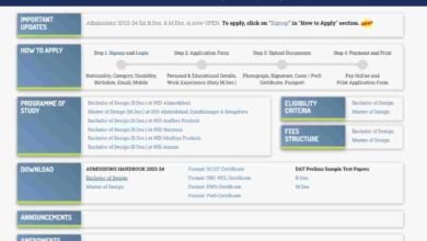 NID Admissions 2023-24