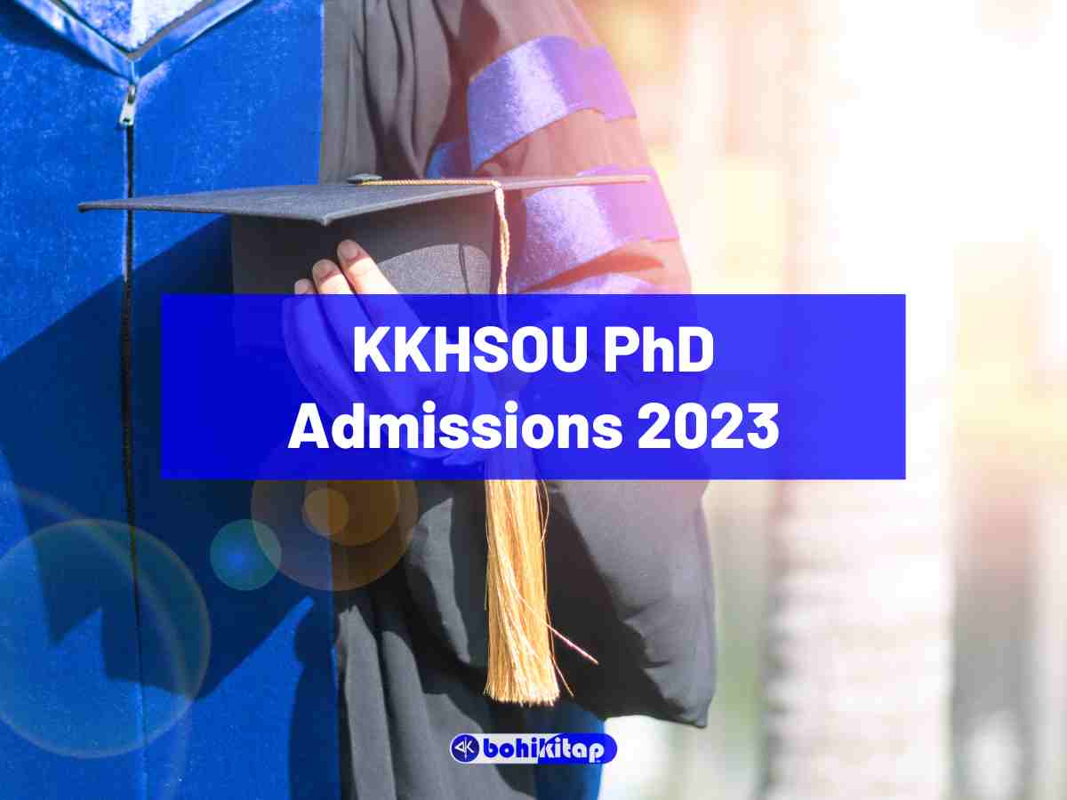 KKHSOU PhD Admissions 2023