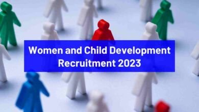 Women and Child Development Recruitment 2023