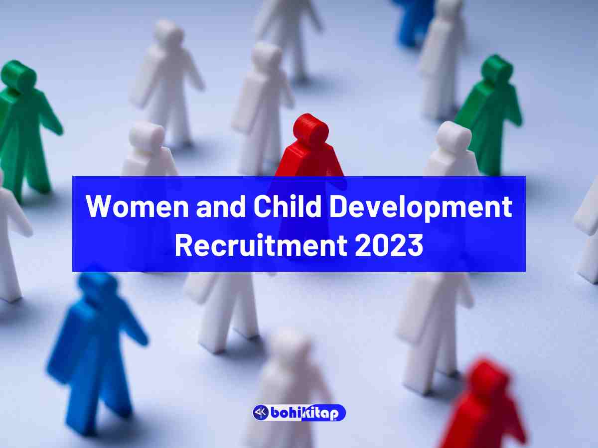 Women and Child Development Recruitment 2023