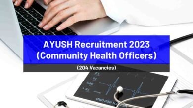 AYUSH Recruitment 2023 (Community Health Officers)