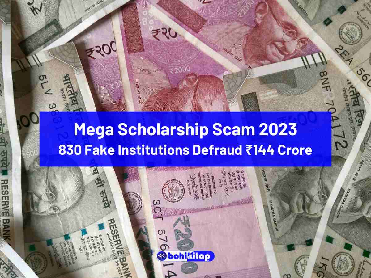 Mega Scholarship Scam 2023, where 830 Fake Institutions Defraud ₹144 Crore