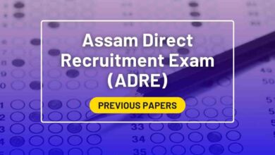 Download Assam Direct Recruitment Exam (ADRE) Previous Year Question Papers in PDF format for free