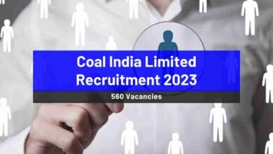 Coal India Limited Recruitment 2023