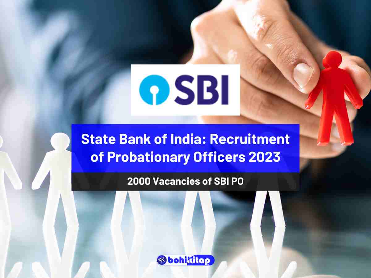 SBI PO 2023 Recruitment of Probationary Officers in State Bank of India