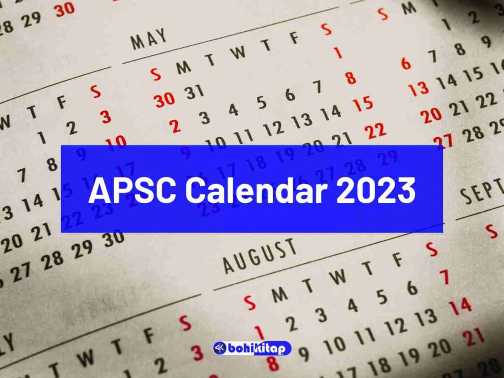 APSC Calendar 2023 Recruitment exams in the next two months