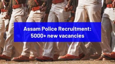 Assam Police Recruitment more than 5000 new vacancies