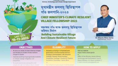 Chief Minister’s Climate Resilient Village Fellowship Programme 2023