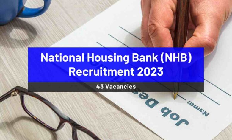 NHB Recruitment 2023: Check details here and apply now for 43 posts - Bohikitap NHB Recruitment 2023