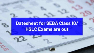 SEBA Class 10 Datesheet is out now, HSLC Exams will begin on February 16th