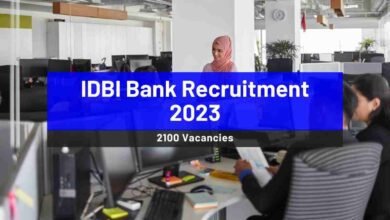 IDBI bank releases notification regarding IDBI Bank Recruitment 20233 for candidates. Follow this article to know the recruitment process.