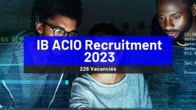 IB ACIO Recruitment 2023