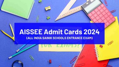 AISSEE Admit Cards 2024