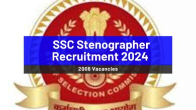 SSC Stenographer Recruitment 2024