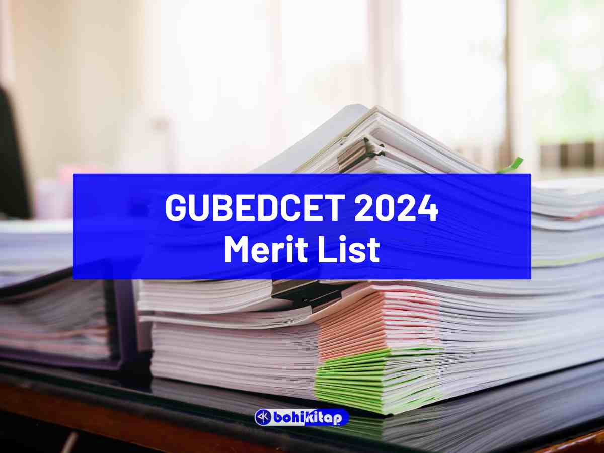 GUBEDCET 2024 Merit List