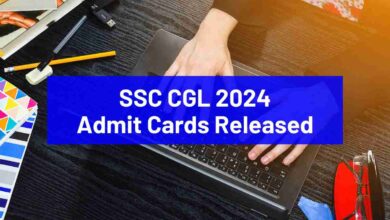 SSC CGL 2024 Admit cards