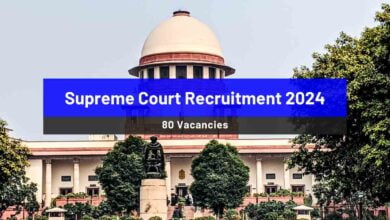 Supreme Court Recruitment 2024