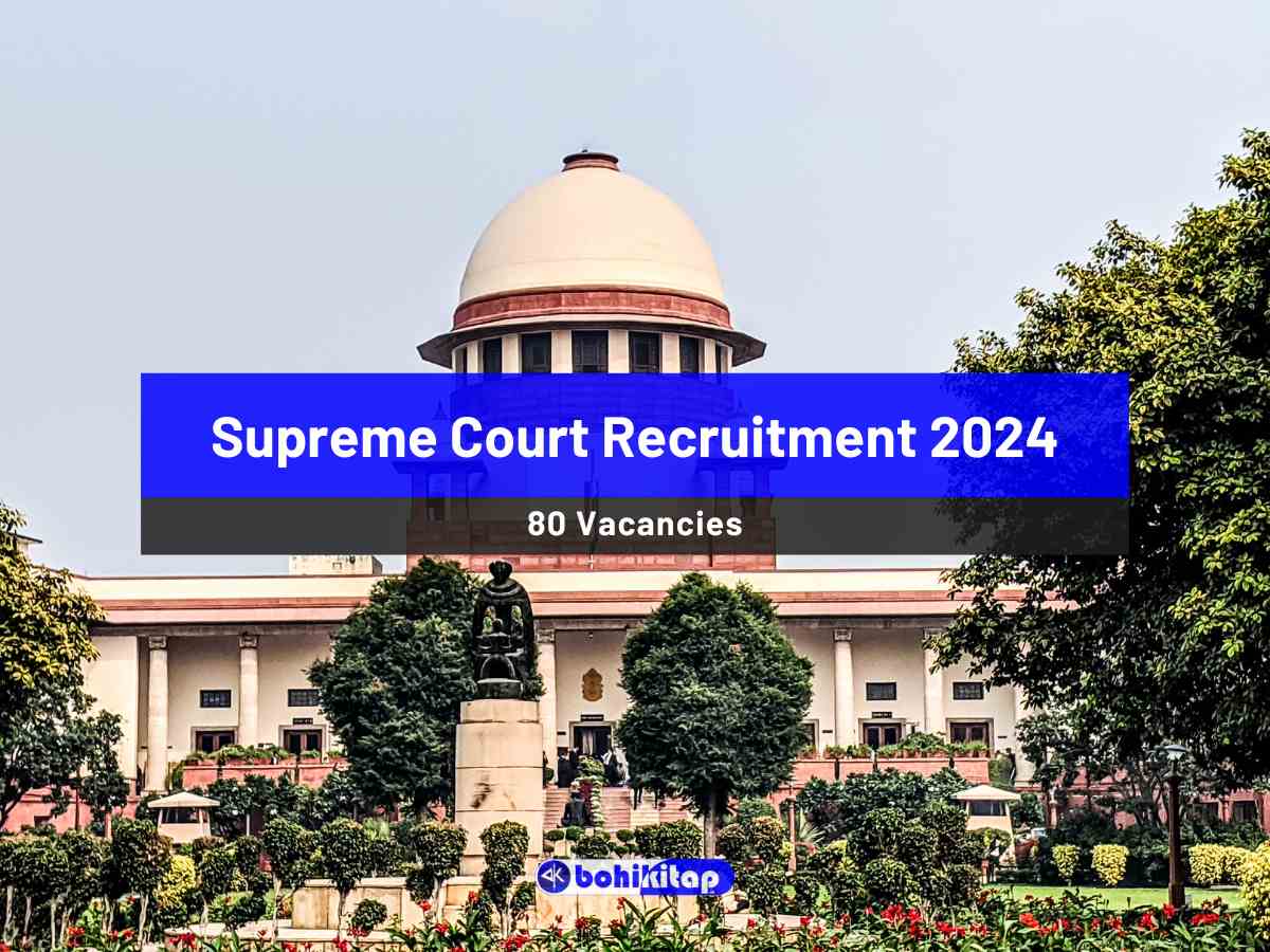 Supreme Court Recruitment 2024