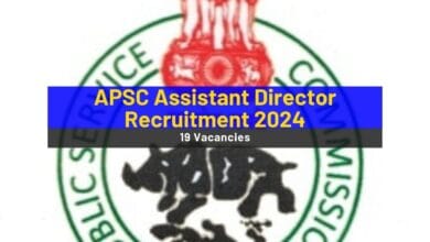 APSC Assistant Director Recruitment 2024