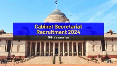 Cabinet Secretariat Recruitment 2024