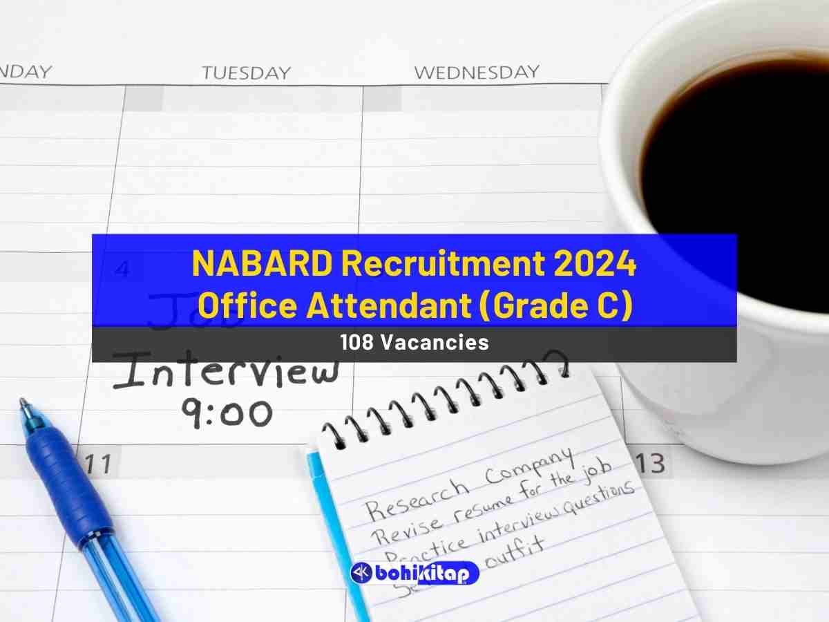 NABARD Recruitment 2024 for Office Attendant (Grade C)