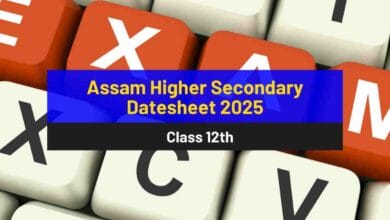 Assam Class 12 Datesheet 2025