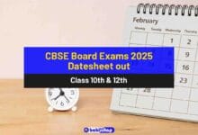 CBSE Board Exams 2025 Datesheet out for Class 10 and class 12