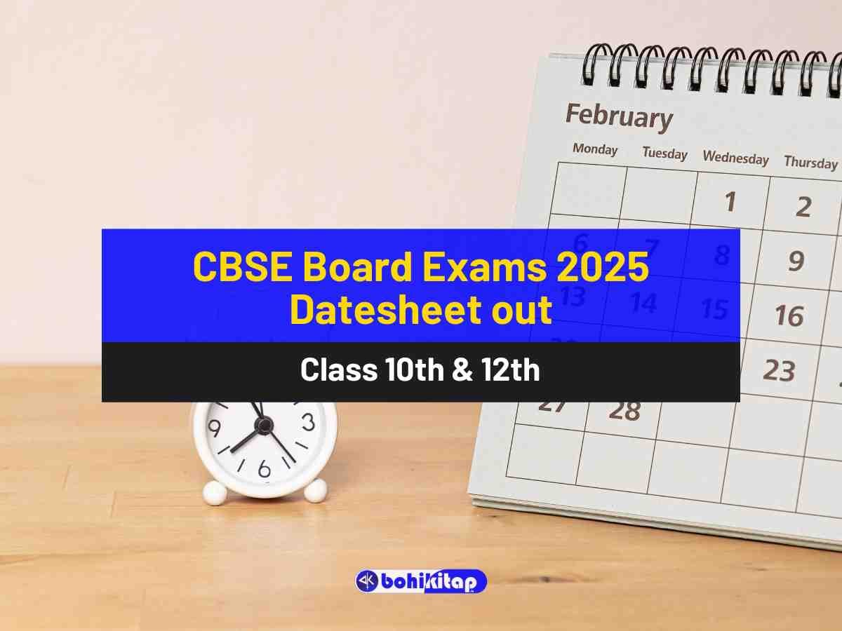 CBSE Board Exams 2025 Datesheet out for Class 10 and class 12