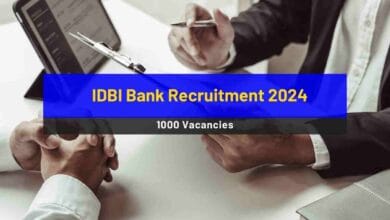 IDBI Bank Recruitment 2024