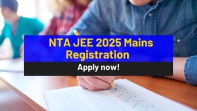 NTA JEE 2025 Mains Registration