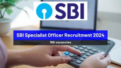 SBI Specialist Officer Recruitment 2024