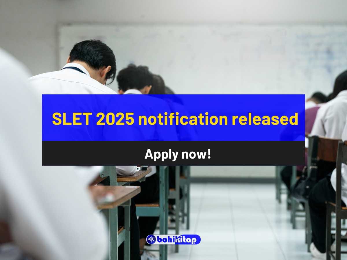 SLET 2025 notification released