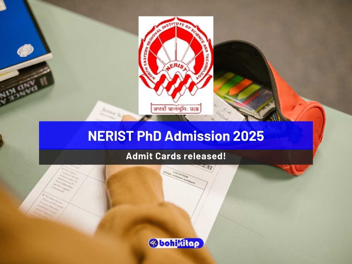 NERIST PhD Admission 2025