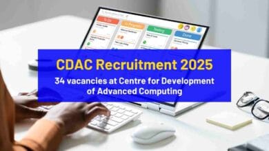 CDAC Recruitment 2025