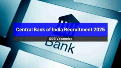 Central Bank of India Recruitment 2025