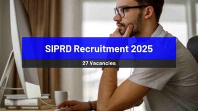 SIPRD Recruitment 2025