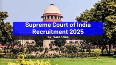 Supreme Court of India Recruitment 2025