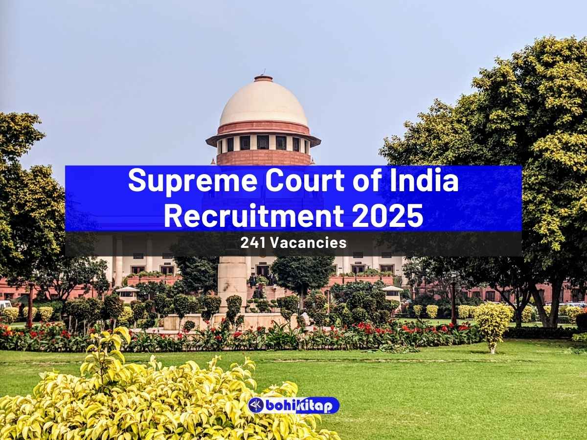 Supreme Court of India Recruitment 2025