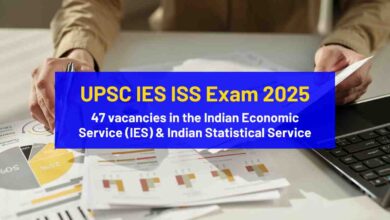 UPSC IES ISS Exam 2025