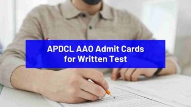 APDCL AAO Admit cards