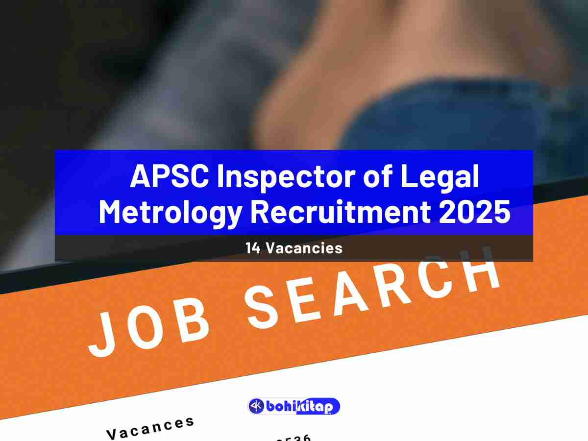 APSC Inspector of Legal Metrology Recruitment 2025