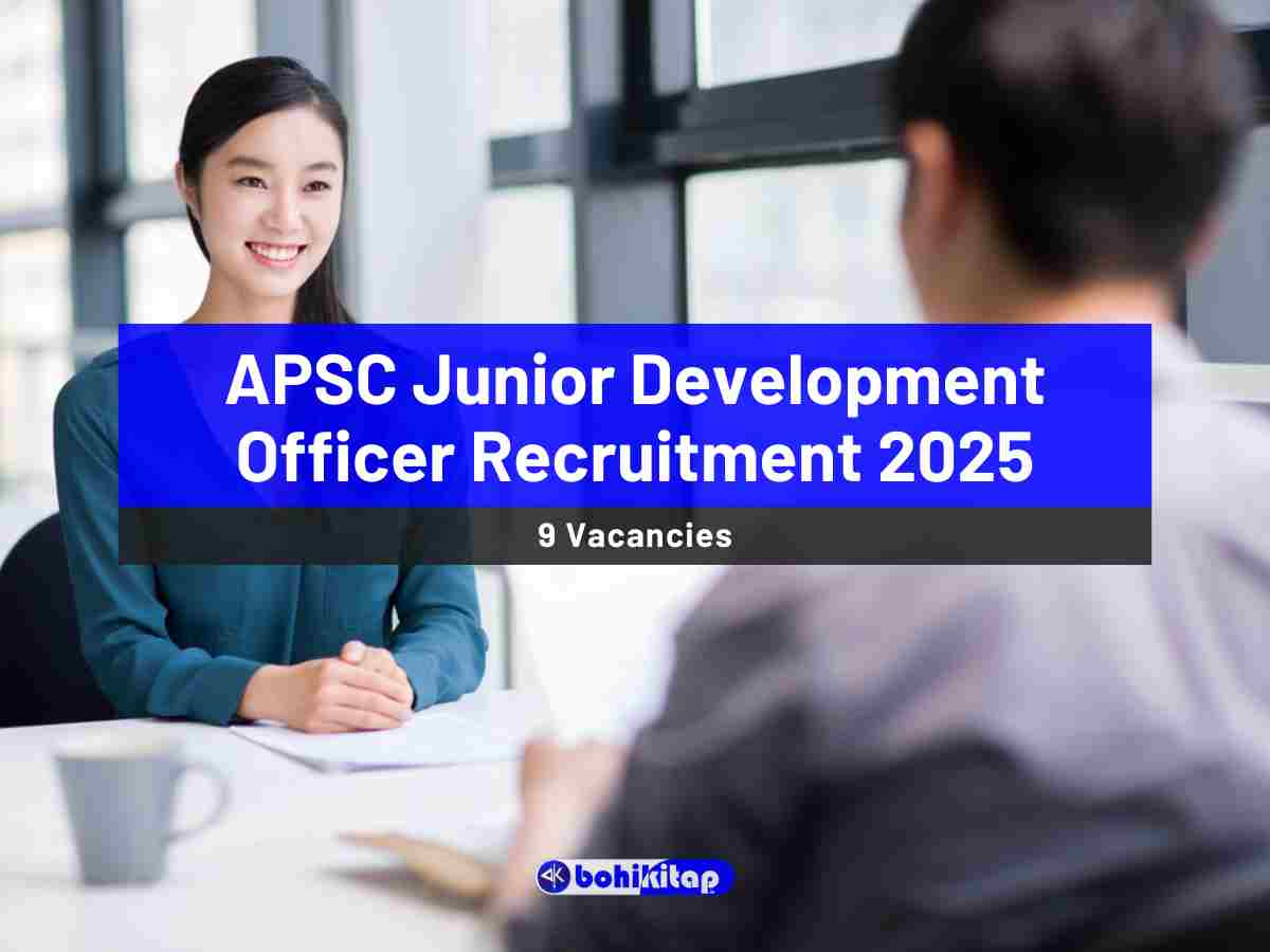 APSC Junior Development Officer Recruitment 2025