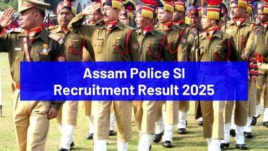 Assam Police SI Result 2025