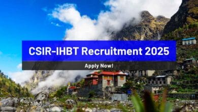 CSIR-IHBT Recruitment 2025