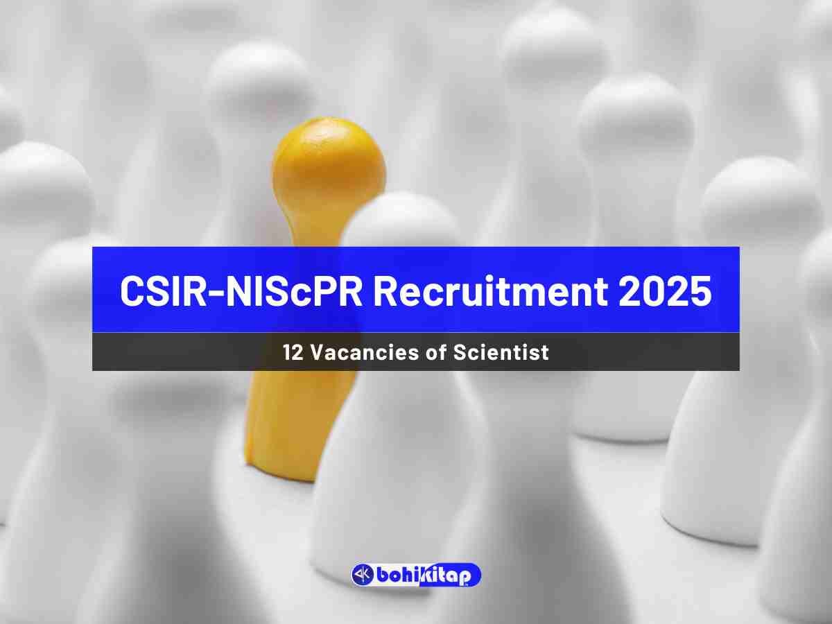 CSIR-NIScPR Recruitment 2025