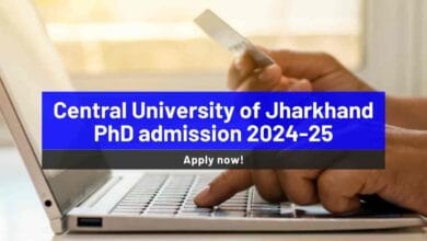 Central University of Jharkhand PhD Admission