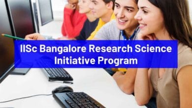 IISc Bangalore Research Science Initiative Program