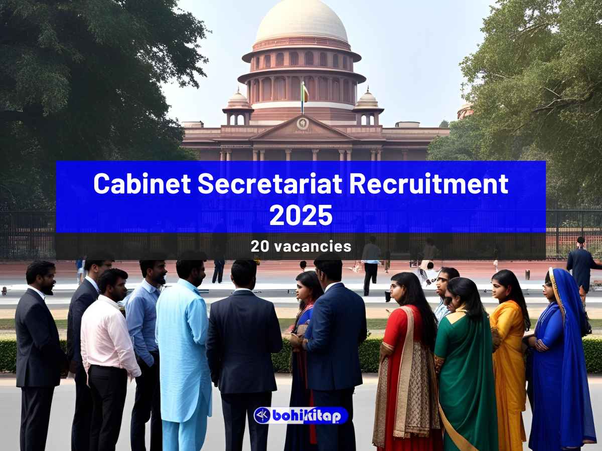 Cabinet Secretariat Recruitment 2025: Apply for 20 Senior Field Officer posts; Details inside - Bohikitap Cabinet Secretariat Recruitment 2025